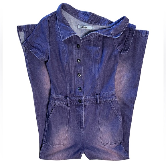 Didu One-Shoulder Denim Jumpsuit ✨ - Picture 8 of 13